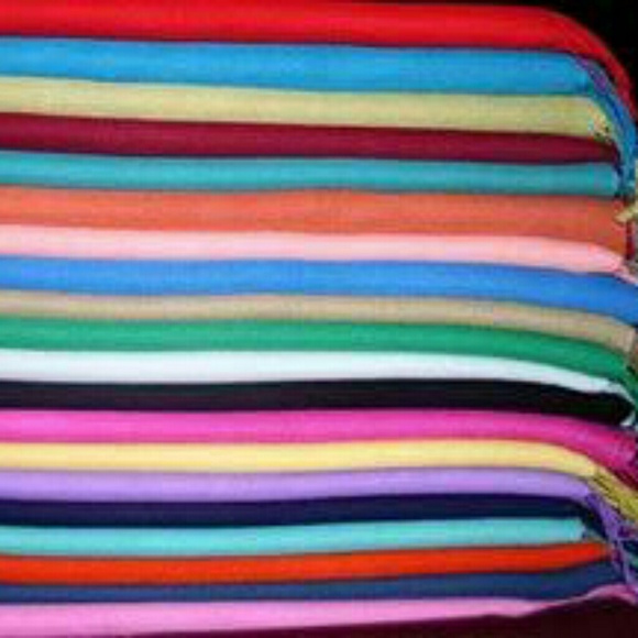 NEW ROYAL BLUE FRINGE WRAP SCARF PASHMINA - Picture 4 of 6